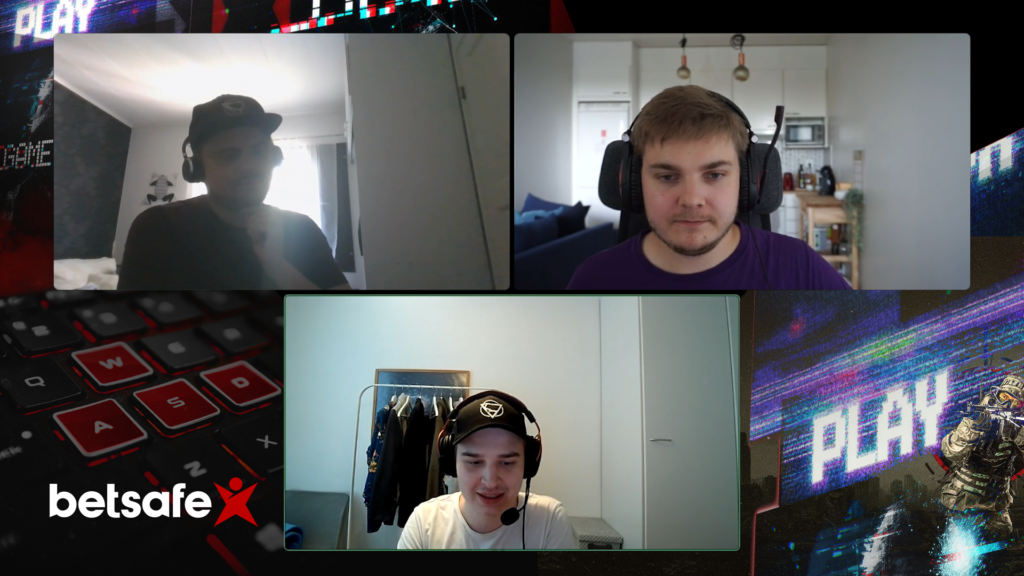 Esports videopodcast KOVA:n seurassa. Lauri Pietola, Ville Pääkkö ja Lauri Happonen.